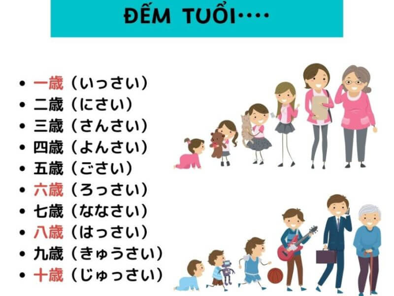 Tuổi trong tiếng Nhật? Bật mí 4 cách nói về tuổi trong tiếng Nhật bạn nên học